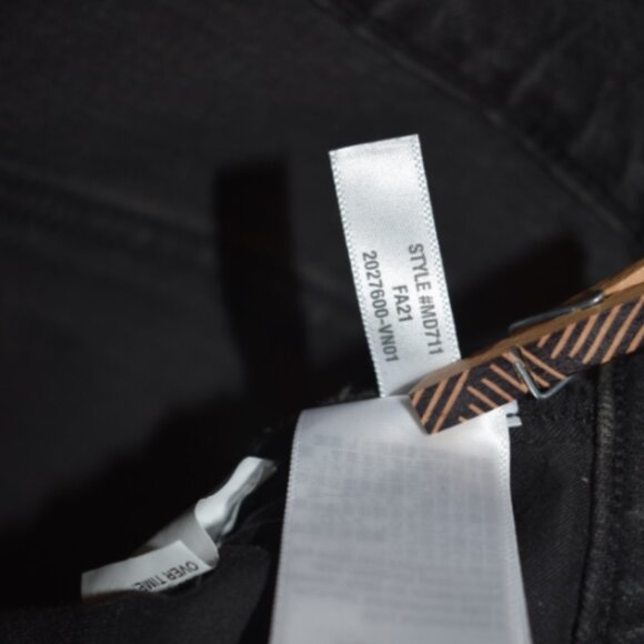 NWT Madewell The Perfect Vintage Black Lunar Wash MD711 Size 28x27 - Picture 7 of 7